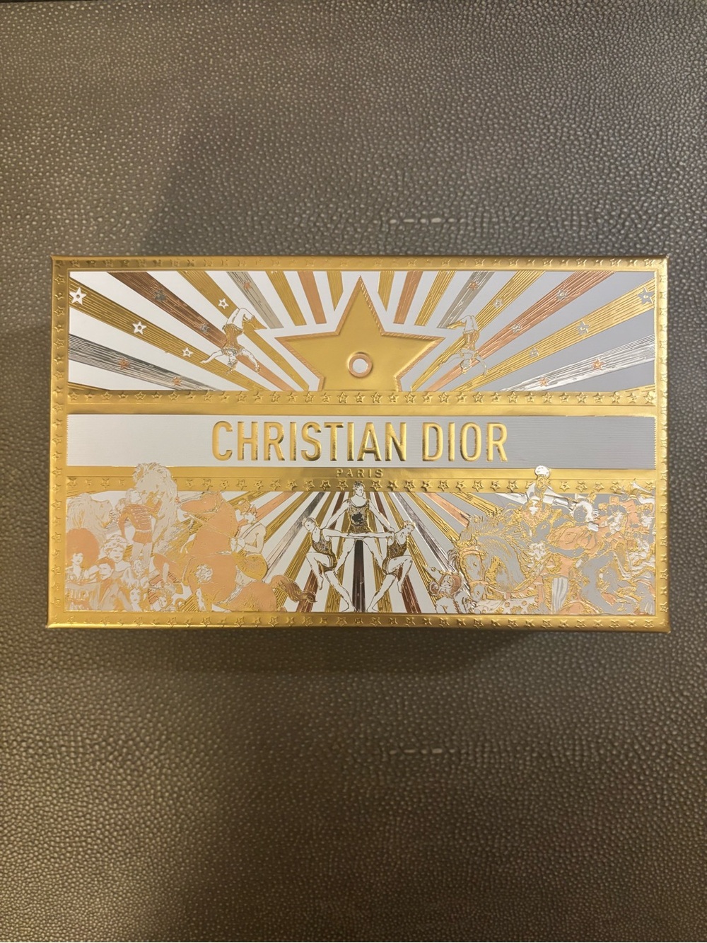 Dior Gold and White Starburst Wall Plaque